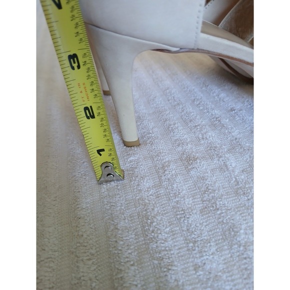 Stuart Weitzman Nude Leather High Heel Sandals Size 11 – Zip Back, 3" Heel - Picture 11 of 11